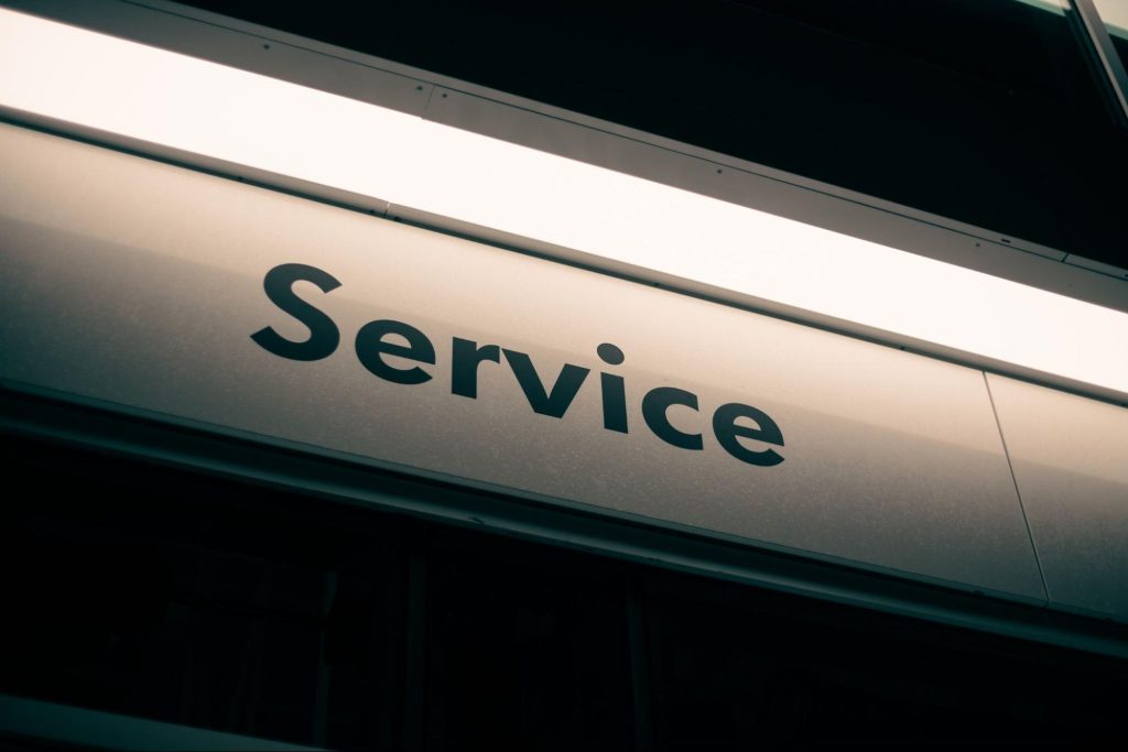 Service sign in Midvale, Utah