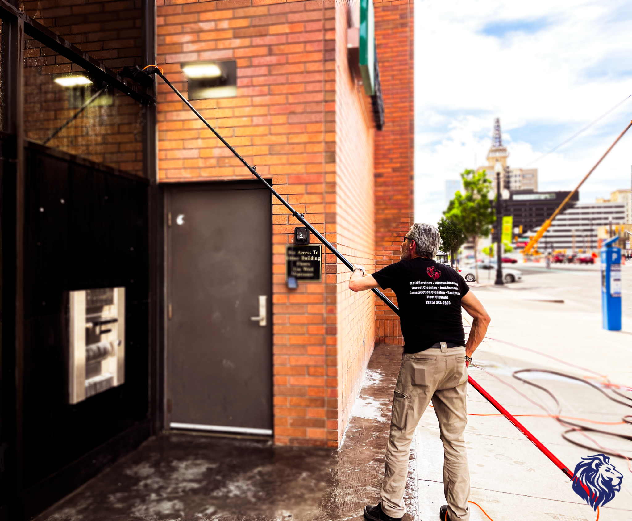 High Dusting Window Cleaning